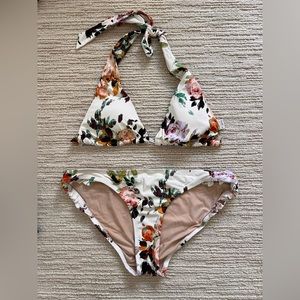 Anthropologie Bikini Swimsuit Floral